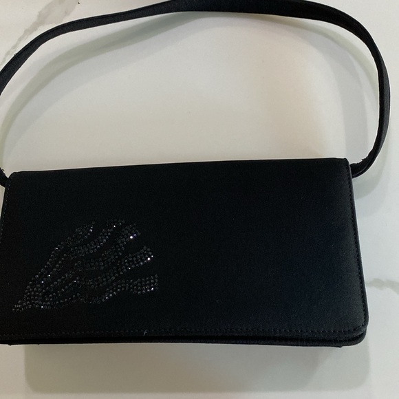 Stuart Weitzman Black Shoulder Bag - Picture 3 of 4